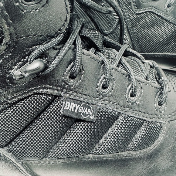 Bates Black Military Tactical Combat Style Leather Boots 8\